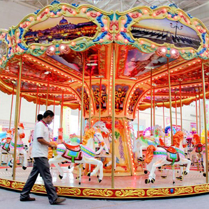 Carrusel de Caballos para Jardín en Oferta, Carrusel Giratorio para Niños en Venta - Product Image 5