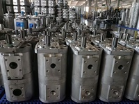 Vente directe usine – Pompe hydraulique bidirectionnelle pour camions bennes, 3 trous, en fonte, garantie 1 an, faible coût