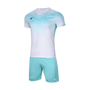 Maglie da calcio sfumate stampa a sublimazione Logo personalizzato maglia da calcio uniforme da calcio per squadra e Club