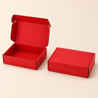 Emballage d'expédition pliable personnalisé en carton ondulé avec laminage mat, gaufrage, recyclé, fermeture magnétique pour le commerce électronique