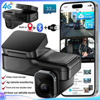 Caméra embarquée intelligente 4G avec double objectif avant 1080P, moniteur de stationnement, traceur GPS pour véhicules, enregistreur de conduite avec application et vision nocturne