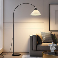 Transfrontalier argent chaud simplicité Europe du Nord Table à thé étude Dly multicolore Dimmable lampe Uk Plug lampadaires