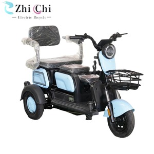 Triciclo Eléctrico Compacto de 1000W con Certificación CE, 48V, 100kg, 30km/h, Autonomía de 30-50km, Triciclo Abierto para Pasajeros - Product Image 6