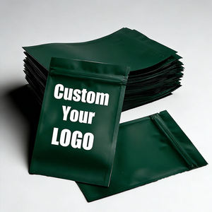 Sachet d'emballage pour chewing-gum en aluminium mat noir imprimé sur mesure, scellé sur trois côtés, avec fermeture thermoscellée, en PET PA <span class=keywords><strong>AL</strong></span> CPP - Product Image 1
