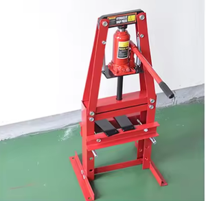 <span class=keywords><strong>Prensa</strong></span> de tienda de polipasto Manual plegable <span class=keywords><strong>6T</strong></span> Venta caliente equipo de vehículo <span class=keywords><strong>prensa</strong></span> de tienda hidráulica con manómetro - Product Image 3