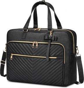 Zaino per Laptop da 17 Pollici per <span class=keywords><strong>Donna</strong></span>, <span class=keywords><strong>Borsa</strong></span> Convertibile Grande in Pelle Impermeabile con Design Trapuntato - Product Image 1