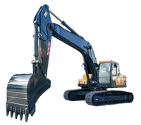 Excavator Crawler Hidrolik HX245 24 Ton Berkinerja Tinggi dengan Bucket 1,5m3