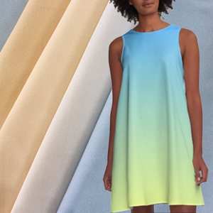 Đẹp 4 Cách Căng Chống Uv 200gsm 82 Nylon 18 Spandex Ombre Gradient Màu Xanh Vải Cho Đồ Bơi - Product Image 3