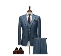 MTM nach Maß 2 Herren Stück Hosenanzug benutzer definierte Herren Anzug Weste formelle Business 3 Stück Mantel Hose Designs Anzüge für Männer