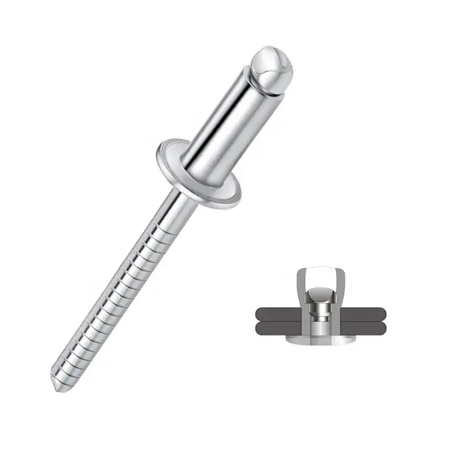 Prezzo di fabbrica SS304 316 in acciaio inox alluminio rimette rivetto cieco