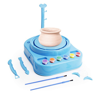 Bview Art Art Pottery Studio Tour de potier Kit d'artisanat artistique pour les radeaux et les activités à domicile Jouet éducatif École à domicile - Product Image 1