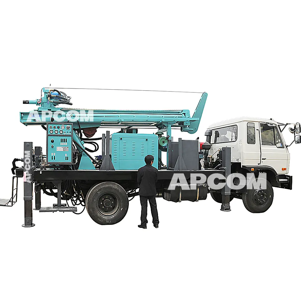 APCOM Rig Bor Truk Dipasang Harga Rig Air Pengeboran Sumur Air