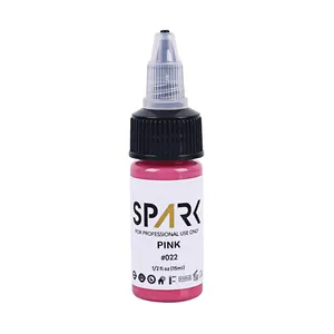 Spark tinta tato PMU, 0.5 OZ 15 ML organik tidak beracun kosmetik Vegan sementara asli permaplend tinta tato pigmen