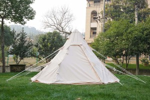 Tente <span class=keywords><strong>tipi</strong></span> imperméable de 5 m, 100 % toile de coton, tente indienne <span class=keywords><strong>tipi</strong></span>, tente de mariage, glamping en plein air pour adultes - Product Image 5
