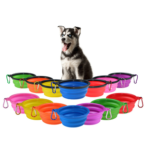 Tigela de Viagem Personalizada por Atacado, Tigela de Água de Silicone Portátil para Animais de Estimação, Tigela Dobrável para Cães - Product Image 6