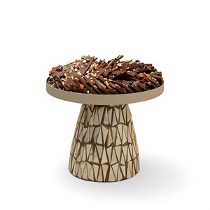 Soporte para tartas con incrustaciones de hueso, el mejor al por mayor, exquisito hecho a mano, decoración del hogar, soporte para tartas con incrustaciones de nácar, molde de resina epoxi - Product Image 2