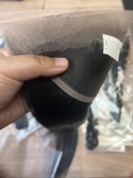 Perruque Alibaba sans colle avec fermeture en dentelle HD, cheveux naturels vietnamiens bruts, perruque frontale en dentelle, cheveux vierges alignés sur les cuticules, perruque ultra-lisse