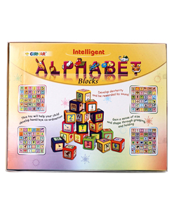 GIRNAR INTELLIGENT BLOCKSA complete educative set of 24 kindergarten blocks with alphabets and other descriptive pictures - Product Image 3