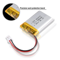 Batterie lithium-ion rechargeable 652533 3.7V 450mAh 500mAh, décharge maximale 5C, pour casque Bluetooth