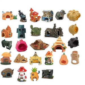 Caverna Nascondiglio per Rettili e Anfibi Transfrontaliera, Decorazione per Acquario, Ornamenti per Ambienti di Gioco e Fuga, Drop Shipping - Product Image 1