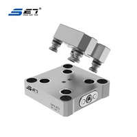 Système de serrage à point zéro manuel 52 mm SET de l'usine chinoise, dispositif de changement rapide de plateau, force de serrage 5KN, modèle 4GWTP-5 pour machines