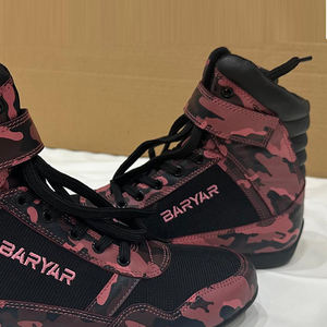 Chaussures de sport professionnelles antidérapantes et confortables pour adultes, hommes, avec logo personnalisé, chaussures de boxe en vente - Product Image 5