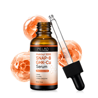 Sérum GHK-Cu Complexe Multi-Peptides Raffermissant, Repulpant, Lissant, Anti-Rides, Hydratant, Léger, Absorption Rapide, Soin Quotidien