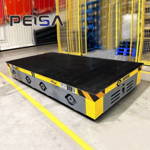 Draadloos op afstand bestuurbare, op batterijen werkende, spoorloze transportkar voor flexibele materiaalhandling in magazijnen - Product Image 3