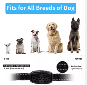 Collar de perro antiladridos caliente de Europa 100% seguro sin golpes IP67 impermeable pitido vibración collar de entrenamiento certificados CE para perros - Product Image 4