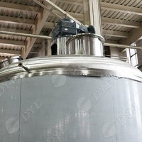 Cuve de brassage et de fermentation en acier inoxydable de 200L à 2000L avec double enveloppe de refroidissement, facile à utiliser