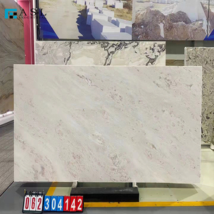 Losa de Mármol Rosa Perla del Norte y Blanco, con diseño de Libro y efecto Rosa y Arcoíris, para Fondo de Pared de Casa/Hotel, Precio de Fábrica al por Mayor - Product Image 6