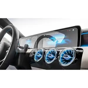 Untuk Mercedes Benz E-class GLE CLS S W213 2016-2019 Mobil Navigasi Pelindung Layar LCD Kaca Tempered Dashboard Panel Film Penutup