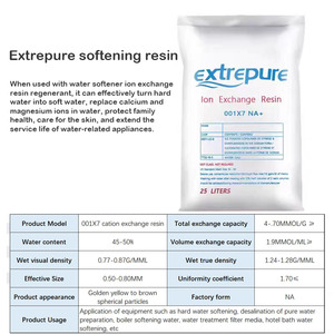 Résine échangeuse d'anions Extrepure Résine à lit mixte Résine de polissage <span class=keywords><strong>Purolite</strong></span> Filtre adoucissant industriel de résine de qualité alimentaire - Product Image 2