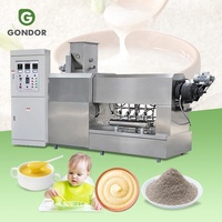 Poudre de céréales de riz pour bébé Petit-déjeuner Extrudeuse de farine de riz extrudée Machine de ligne de production