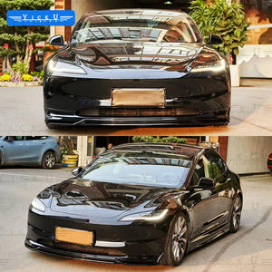 Kit carrosserie de haute qualité en ABS BSKT, lèvre avant, jupes latérales, lèvre arrière, adapté au modèle <span class=keywords><strong>Tesla</strong></span> 3 2023, pièces de voiture, pièces automobiles - Product Image 2