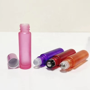 Botella de vidrio, 5ml, 10ml, Perfume de aceite esencial, tapa de bambú, rollo en botella, Bola de <span class=keywords><strong>rodillo</strong></span> de acero, esencia de Perfume, contenedor de aceite corporal - Product Image 5