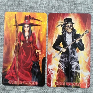Imperméable Imprimé Par coutume En Plastique de Cartes De Tarot Doré Bords Tarot Cartes - Product Image 4