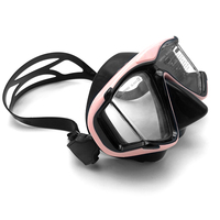 Masque de plongée en silicone pour adultes, protection nasale, anti-buée, pour la plongée en apnée et la plongée sous-marine, avec logo personnalisé