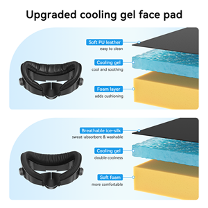 AMVR FC3 Copertura Facciale Aggiornata Compatibile con Accessori <span class=keywords><strong>Meta</strong></span>/Oculus Quest 3, con Manopola Regolabile - Product Image 5