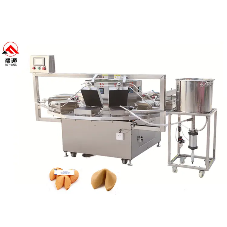Máquina de fabricación de galletas, 8, 10, 12 placas, oblea sugarosa crujiente, fabricante de galletas de La Fortuna, precio competitivo