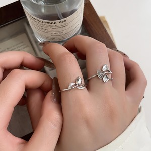 S925 Sterling Silver Tulip <b>Ring</b> For Women Minimalist Floral Design Everyday Wear - Product Image 1