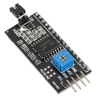Módulo de biblioteca de funciones de placa adaptadora/convertidora de controlador de interfaz IIC/I2C, placa de expansión PCF8574 para LCD1602 LCD2004