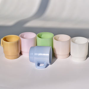 230/400ml sublimazione spazi vuoti color crema <span class=keywords><strong>bicchieri</strong></span> da birra opale Set di <span class=keywords><strong>bicchieri</strong></span> da latte di base tazza da caffè tazza con manico - Product Image 3