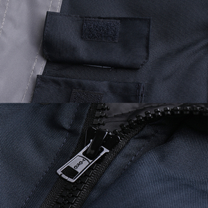 WISH เสื้อแจ็คเก็ตผ้าฝ้ายโพลีเอสเตอร์สำหรับผู้ชาย, เสื้อแจ็คเก็ตมีซิปสะท้อนแสงกันน้ำฤดูหนาว - Product Image 2