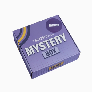 Fabricant de boîtes mystère personnalisées en gros, prix d'usine, boîtes en carton ondulé personnalisées avec logo, emballage - Product Image 5