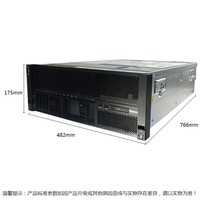 Serveur en rack 2U PowerEdge R570 haute performance avec nouveau processeur Intel Xeon, neuf pour serveur Del-l