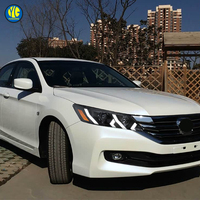 YU GUANG pour Honda Accord 9ème génération 2015 2014 2013, paire de phares avant, mise à niveau des feux de jour DRL, lentille de projecteur avant