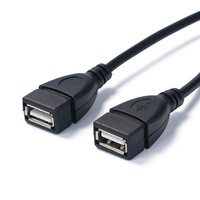 Adaptateur USB 2.0 Type-C mâle-femelle, 2 ports USB femelles, répartiteur, 3A, 15 watts, charge pour téléphone, tablette, PC