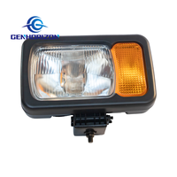 Conjunto de Faros Delanteros Genhorizon con Montaje M12, Carcasa Grande, Iluminación para Piezas de Cargadora de Ruedas Serie 50