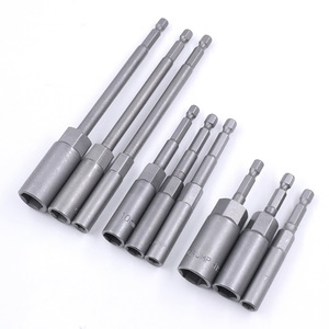 Adaptateur de foret de tournevis à écrou hexagonal Non magnétique 1/4 embouts à tige hexagonale adaptateur de foret pour mandrins de perceuse électrique - Product Image 1